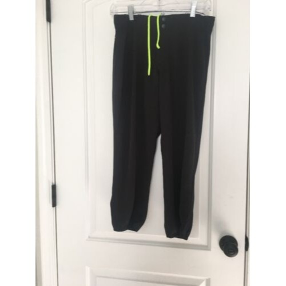 Intensity Adult Size Large Black Baseball Softball Pants Sports